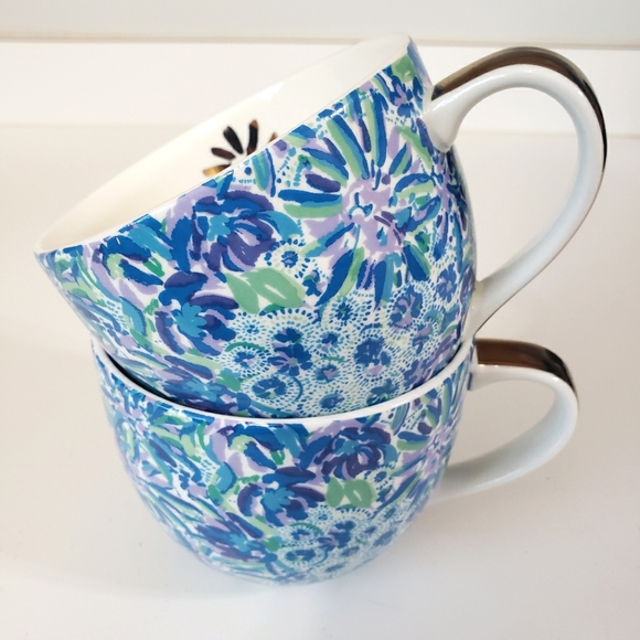 Lilly Pulitzer Kitchen Lilly Pulitzer High Maintenance Blue Floral